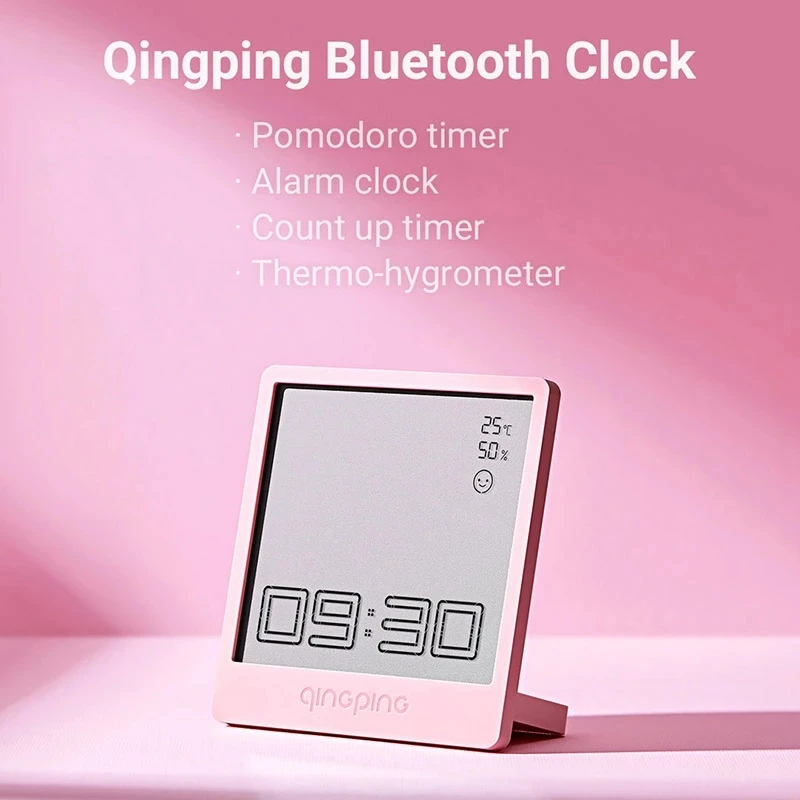 Bluetooth будильник Xiaomi QINGPING с таймером и датчиком температуры влажности|Приборы для
