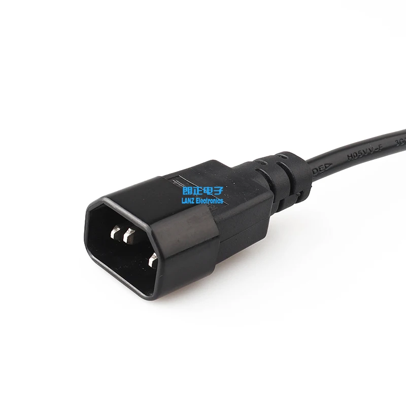 Штепсельная вилка европейского стандарта длина 2 м 18awg C15 + C14 | Обустройство дома
