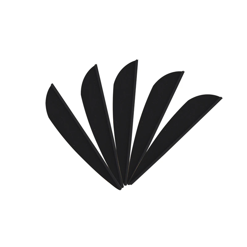 100 шт. 2 5 дюймов охотничьи стрелы перо Сделай Сам резиновая лопасть 8 цветов для