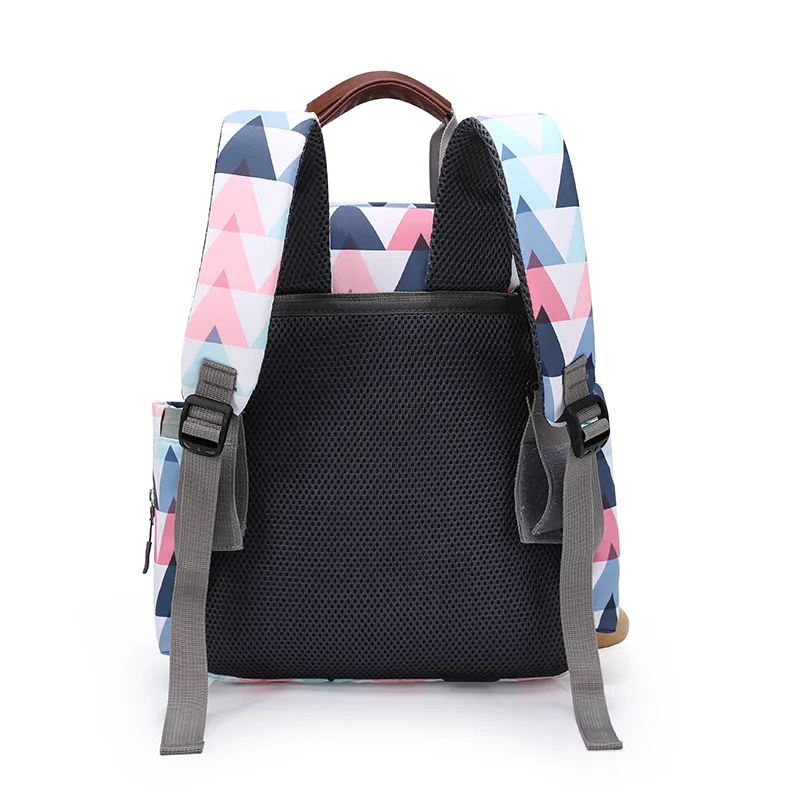 Snailhouse, сумка для подгузников для мам, водонепроницаемая сумка для подгузников, сумка для коляски, рюкзак для путешествий, сумка для кормления с несколькими карманами и принтом для ухода за ребенком