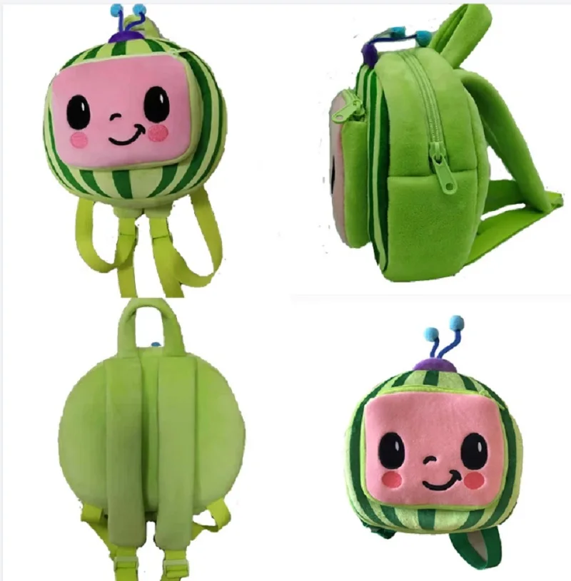 

Cocomelon JJ Plush Backpacks Kid Shoulder Bag Cute Book Bag Kids Backpacks Toddler Cocomelon Stuffed Toy Kindergarten Gifts