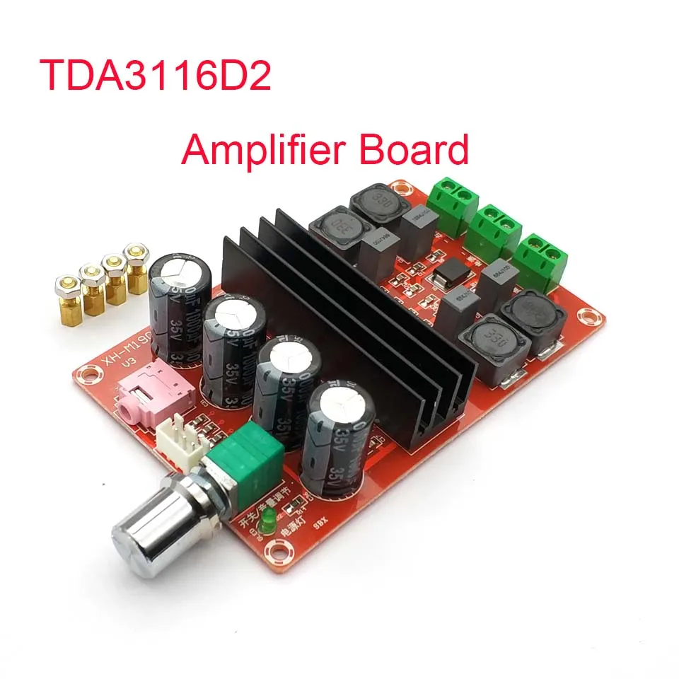 Цифровая аудиоплата TDA3116D2 Power Audio Amp 2 0 класс D XH M190 2*100W|Операционные усилители| |