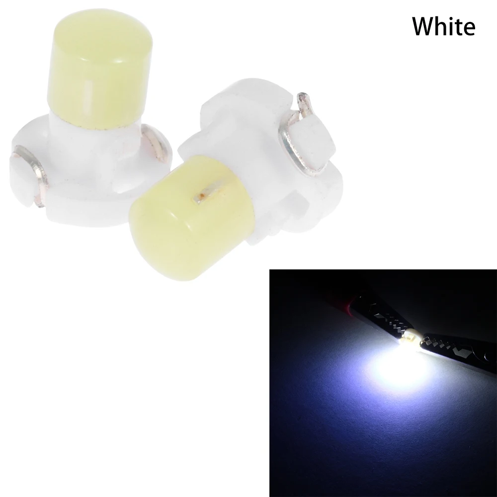 White 1 шт. T3 COB 12V Клин СВЕТОДИОДНЫЙ Прибор лампа приборной панели индикатор приборной панели свет Панель лампы Автомобильные светодиодные лампы автомобильные аксессуары - Цвет: White