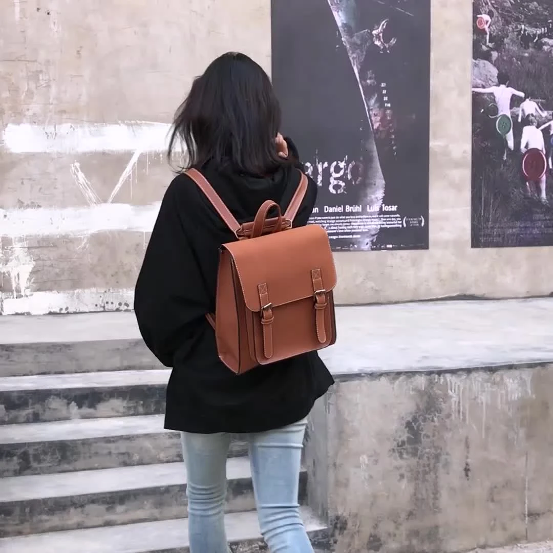 

2 Pcs/set Women Backpack Fashion Leather Backpacks For Teenagers Large Capacity School Bags Travel Laptop Rucksack Bookbags Sac