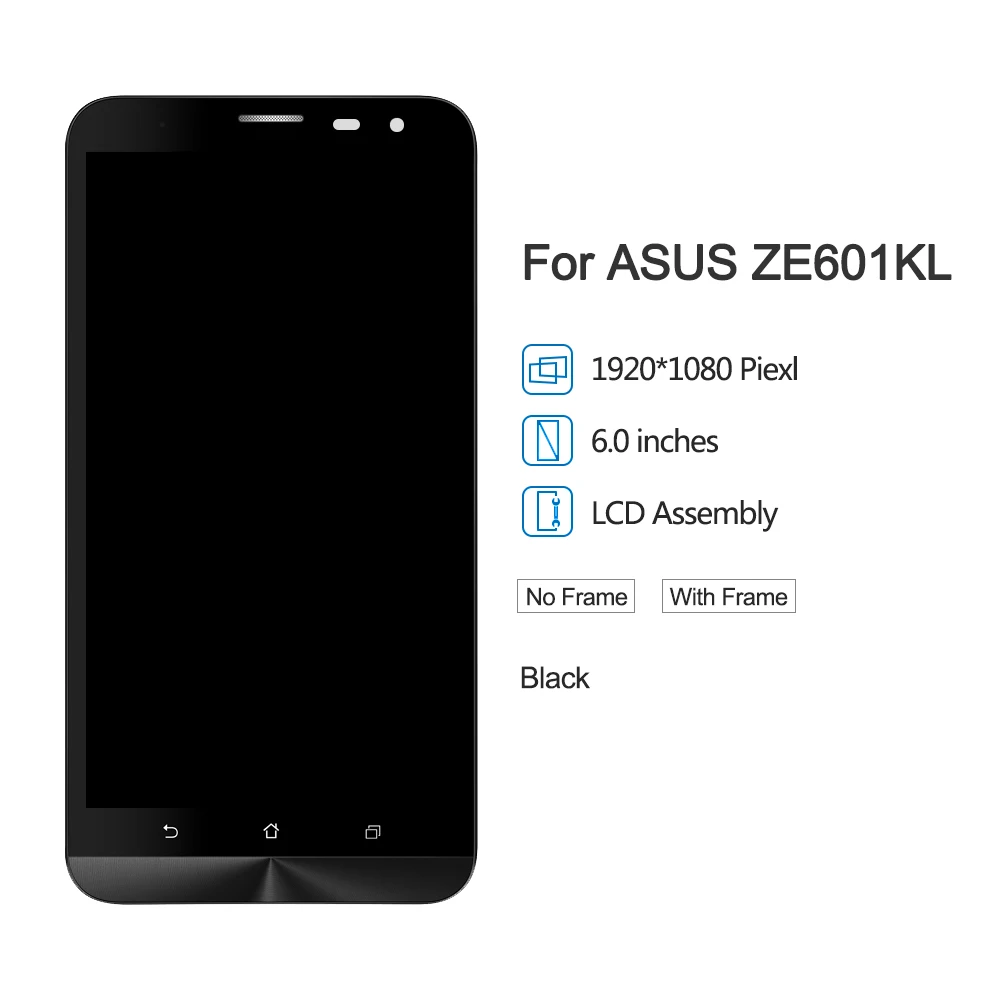 ЖК дисплей для Asus ZenFone 2 Laser ZE601KL 601KL Z011D панель дигитайзер сенсорный экран Запасные