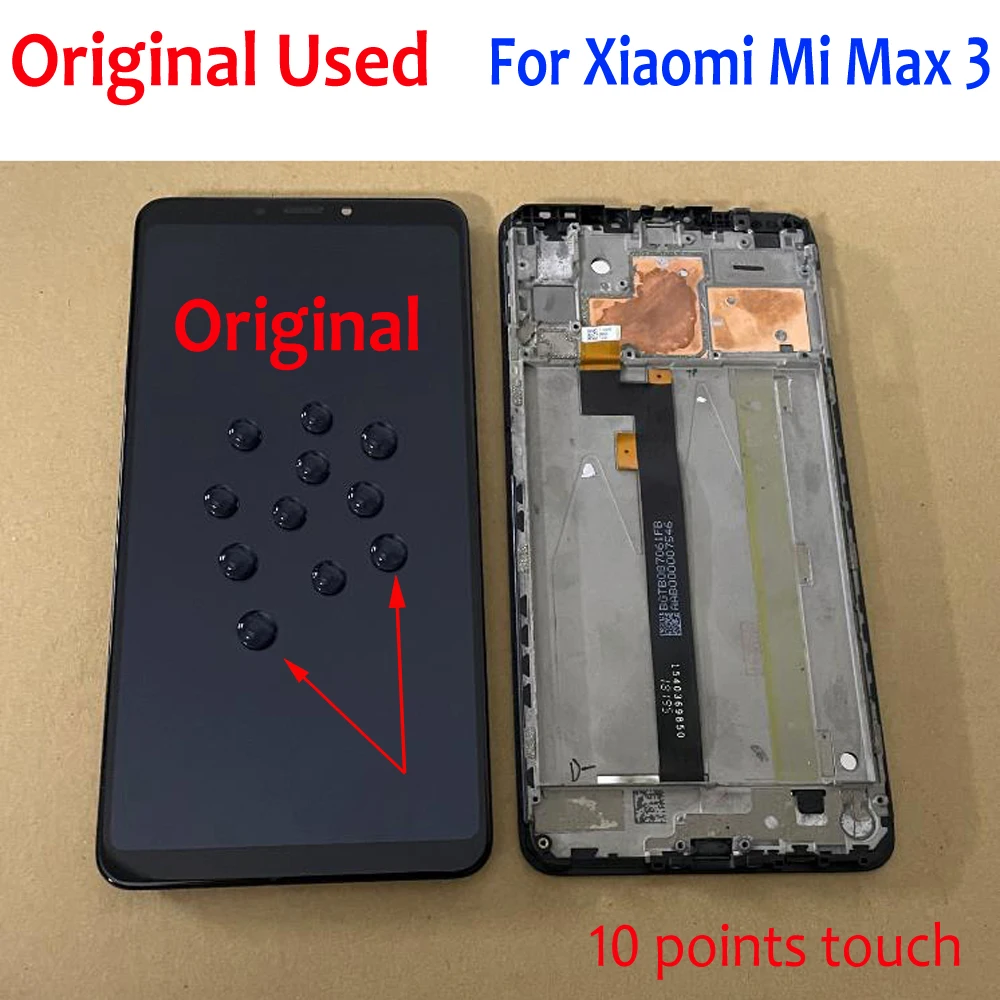 ЖК дисплей с сенсорным экраном и дигитайзером в сборе для Xiaomi Mi Max 3|Экраны