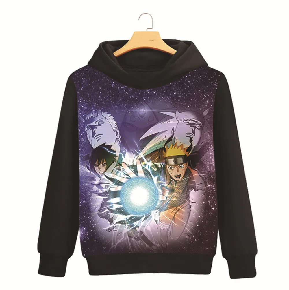 Хатаке Какаши Харуно Сакура Учиха сасуке Узумаки Наруто 3D свитер с капюшоном