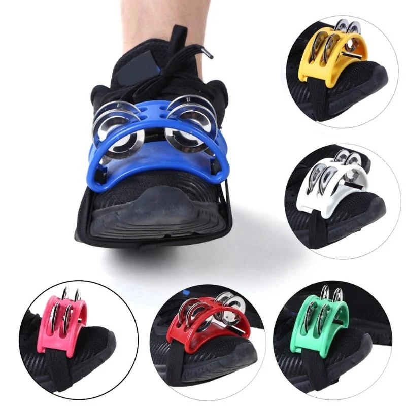 

Black Elliptical Cajon Box Drum Companion Jingle Tambourine Percussion Instruments Accessory Hand Foot Davul Tambourine Drum