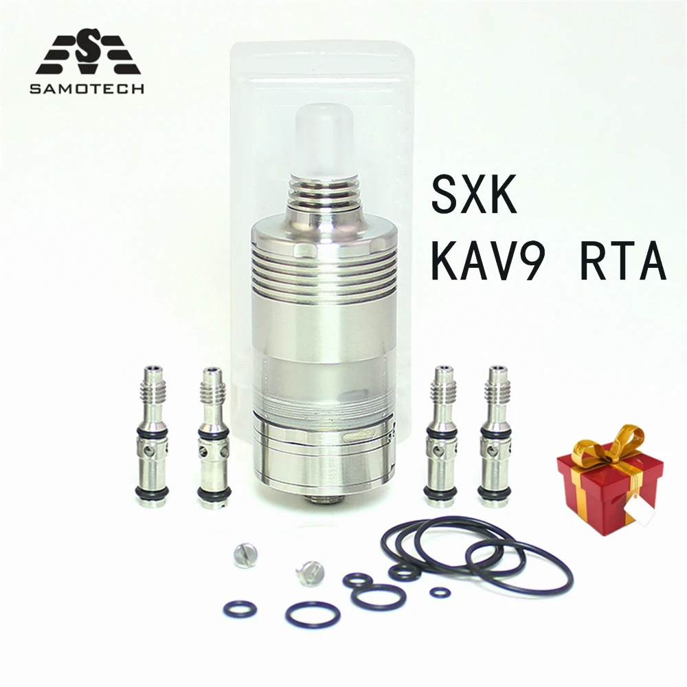 

Предварительная продажа SXK KAV9 RTA 3,0 мл 22 мм Перезаправляемые Атомайзеры емкостью 3,0 мл для регулировки воздушного потока одновитковая катушк...