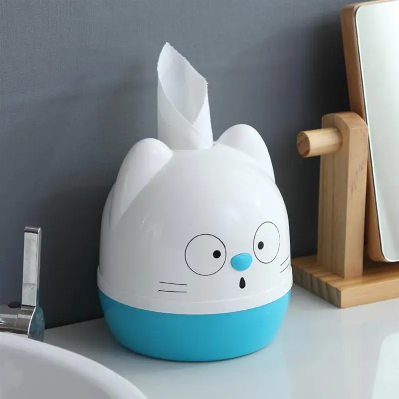 Cute Cartoon Tissue Box Napkin Paper Container Cat Case Towel Holder for Home Car Decoration | Дом и сад