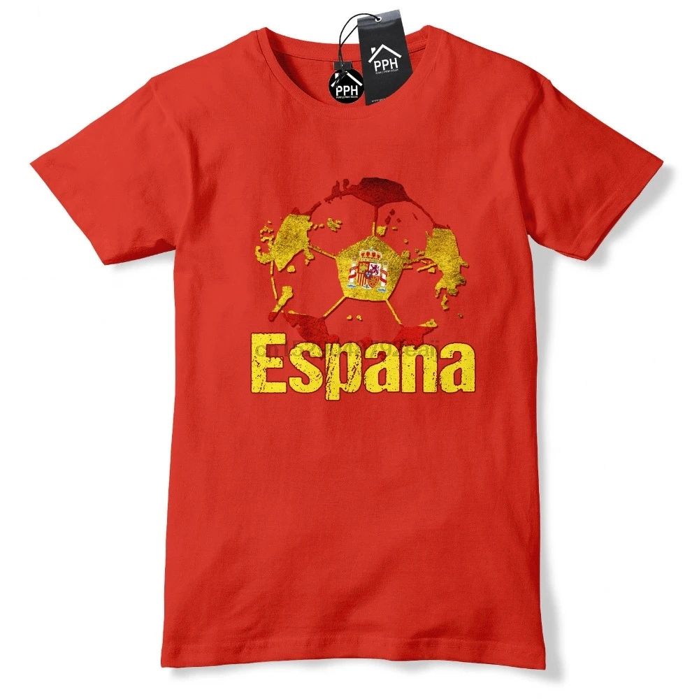 2019 Летний Лидер продаж испания футболист футболка Espana подарок поезд Barca
