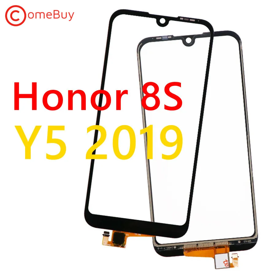 Сенсорная панель для Huawei Y5 2019 сенсорный экран Передний стеклянный объектив Honor 8S