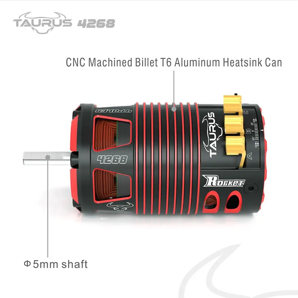 Rocket 4268 4274 V2 2700KV 2450KV 2350KV 2150KV 2000KV 1850KV 1550KV датчиками бесщеточный двигатель для 1/8 RC на