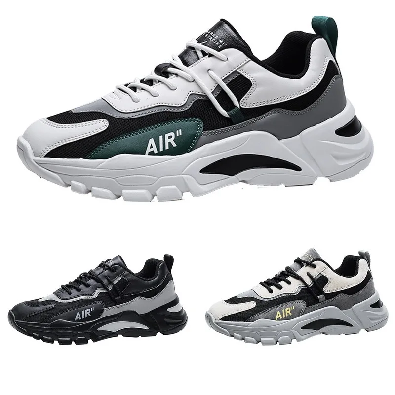 

Высокие кроссовки для мужчин, кроссовки на платформе, массивные кроссовки, уличная спортивная тренировочная Повседневная модная Вулканизи...