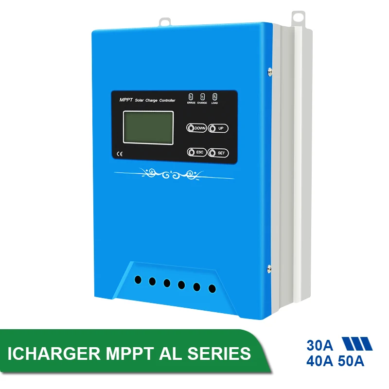 MPPT Контроллер заряда солнечной батареи 30A 40A 50A 12V 24V 48V Автоматическая