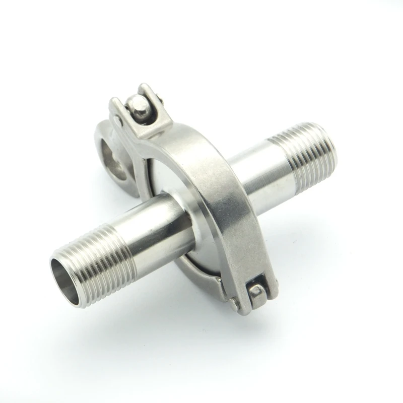 304 Набор насадок санитарной трубы из нержавеющей стали 1-1/4 &quotBSP Мужской