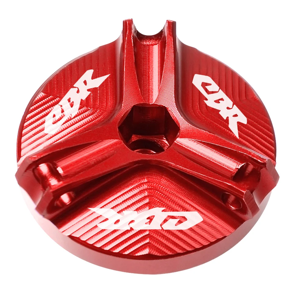 Motorcycle M20*2.5 Engine Oil Filter Cup Plug Cover Screw For Honda CBR 600 250R CBR 600 900 1000 RR CBR 600 F2 F3 F4 F4i 500R