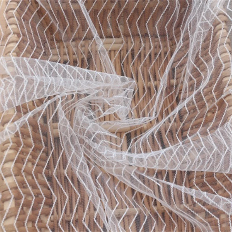 

Tulle Net Fabric Embroidered Net Clothing DIY Skirt Tops Home Decoration Materials Sewing Accessories 3yards/Lot