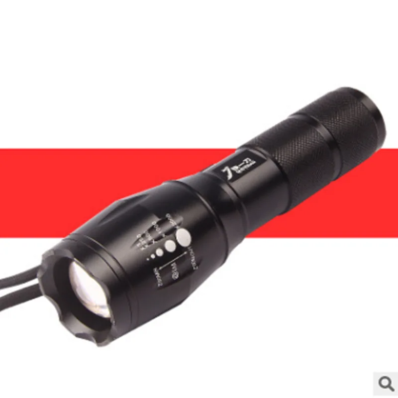 

Five-speed Glare T6 Glare Led Telescopic Zoom L2 Flashlight Camping Outside Multiple Gears