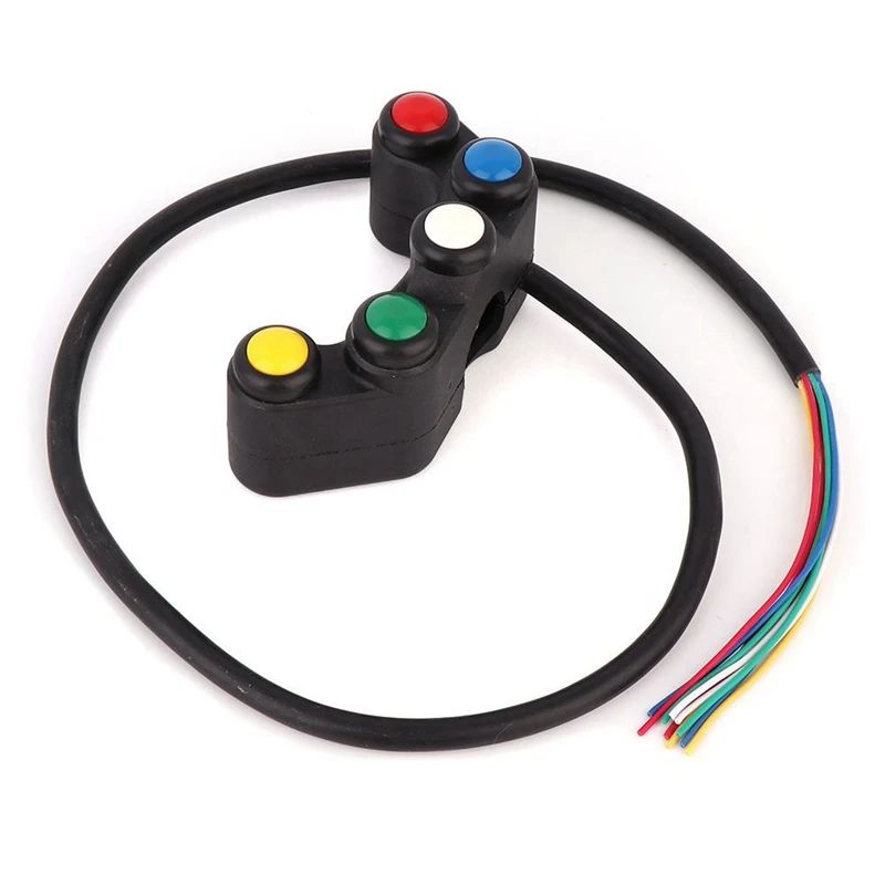 Универсальный набор из 5 кнопок переключатели для мотоциклов гоночные