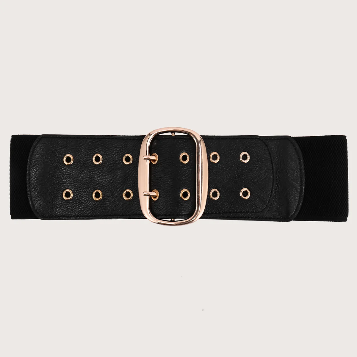

Women's Wide Stretchy Cinch Belt Vintage Metal Buckle Belts