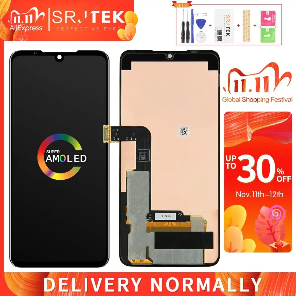 

For LG G8X ThinQ Display Matrix 1080x2340 6.4'' Touch For LG V50S ThinQ Screen Digitizer Assembly For LG V50S ThinQ LCD Display