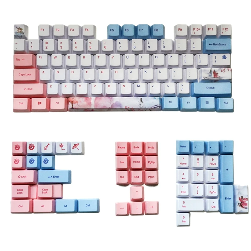 

AU42 -Sansheng III PBT сублимационная клавиатура, высокая совместимость: GH60/64/68/84/87/104 механическая клавиатура, персональная анимация