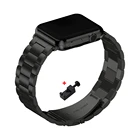 Ремешок из нержавеющей стали для Apple Watch 44 мм, сменный Браслет для iWatch series 5 4 3 2 40 мм, 42 мм 38 мм