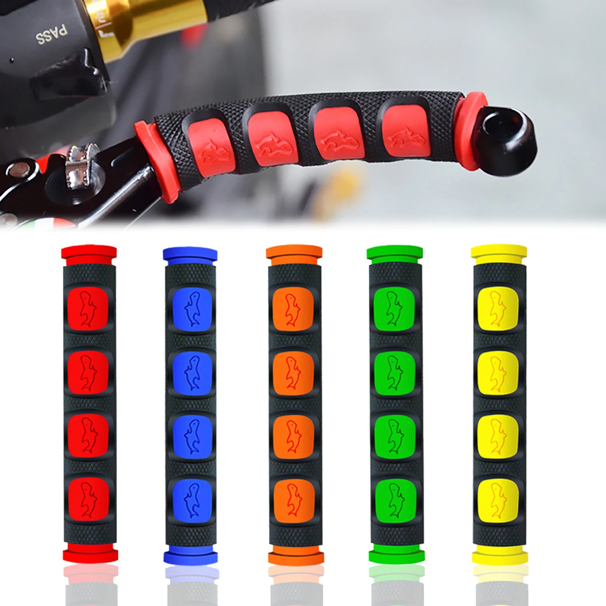 

Brake Handle Silicone SleeveSoft Anti-Slip Motorcycle Bicycle Handle Protection Cover Universal Motorcycle Handbrake Cover