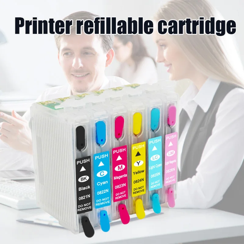 Многоразовый картридж для EPSON Stylus Photo R270 R290 RX590 RX610 RX690 принтер KH889|Уличные