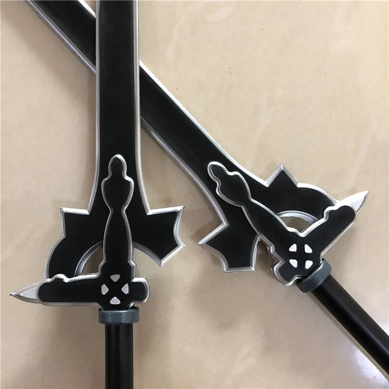 SAO Sword 80 см Elucidator Sword Art онлайн 1:1 Kirigaya Kazuto оружие Prop модель Asun Темный репульсер меч для костюмированного представления PU детская игрушка