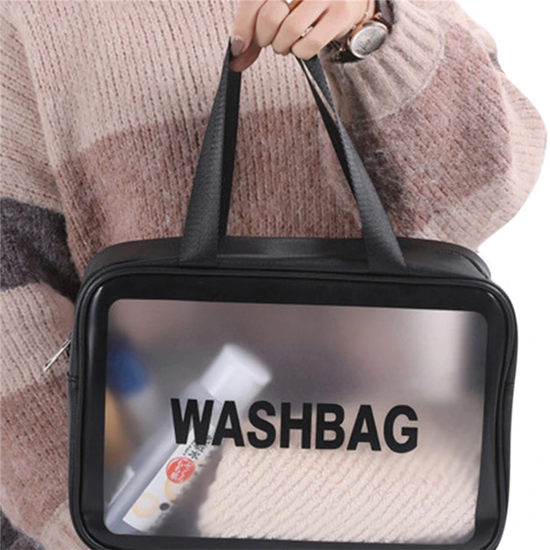 Прозрачные сумочки из ПВХ Дорожная косметичка-органайзер косметичка для