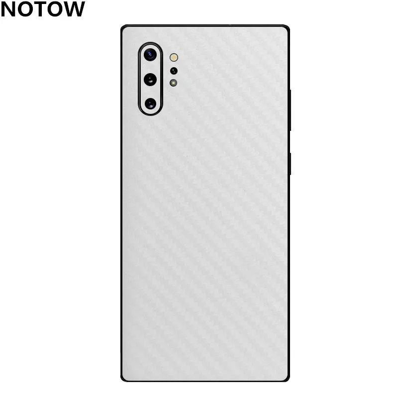 NOTOW Мода 3D углеродное волокно задняя паста защитная пленка наклейка для samsung Galaxy Note10/Note10plus/A70/A50/S10/S10Plus/s10E
