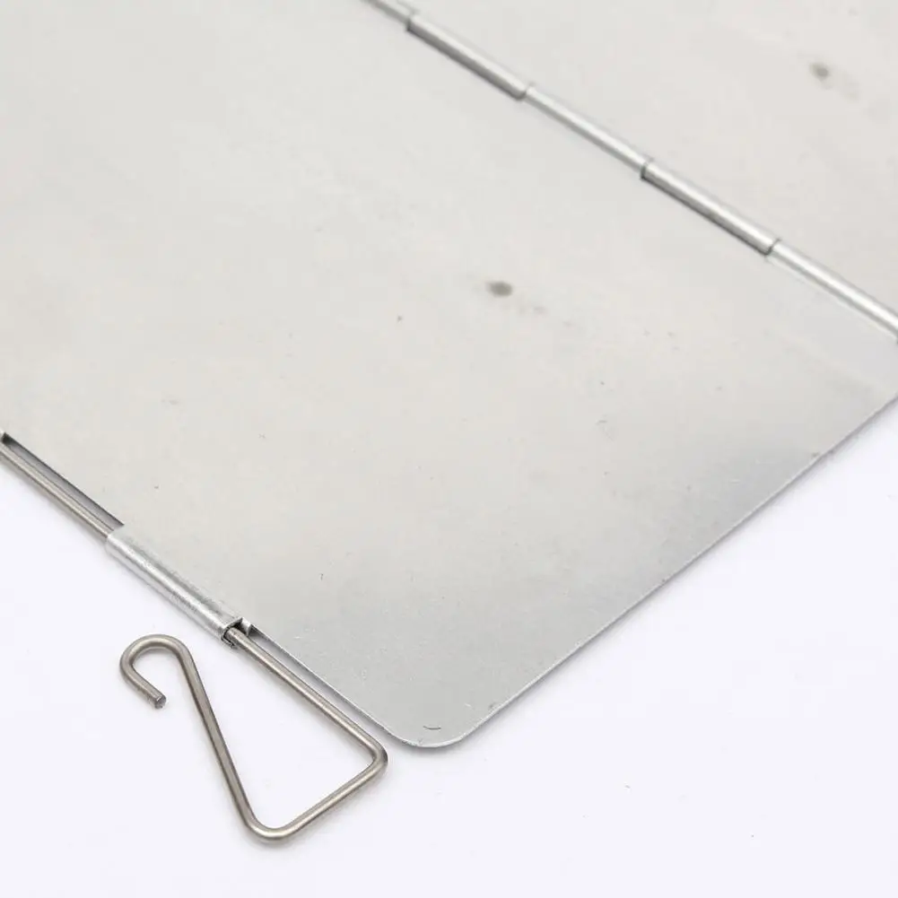 

8 Plates Foldable Gas Stove Windshield Outdoor Camping Cooking Burner Windproof Screen Aluminium Alloy Outdoor Stove Wind Shield