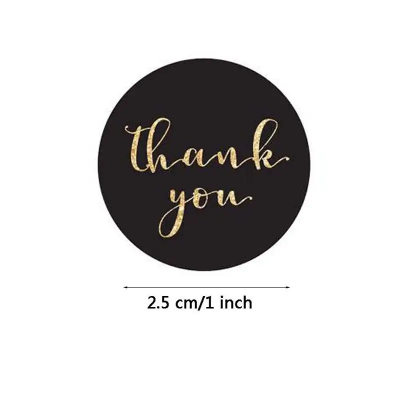 

500pcs Round Thank You Stickers Seal Labels Wedding Party Scrapbooking Package