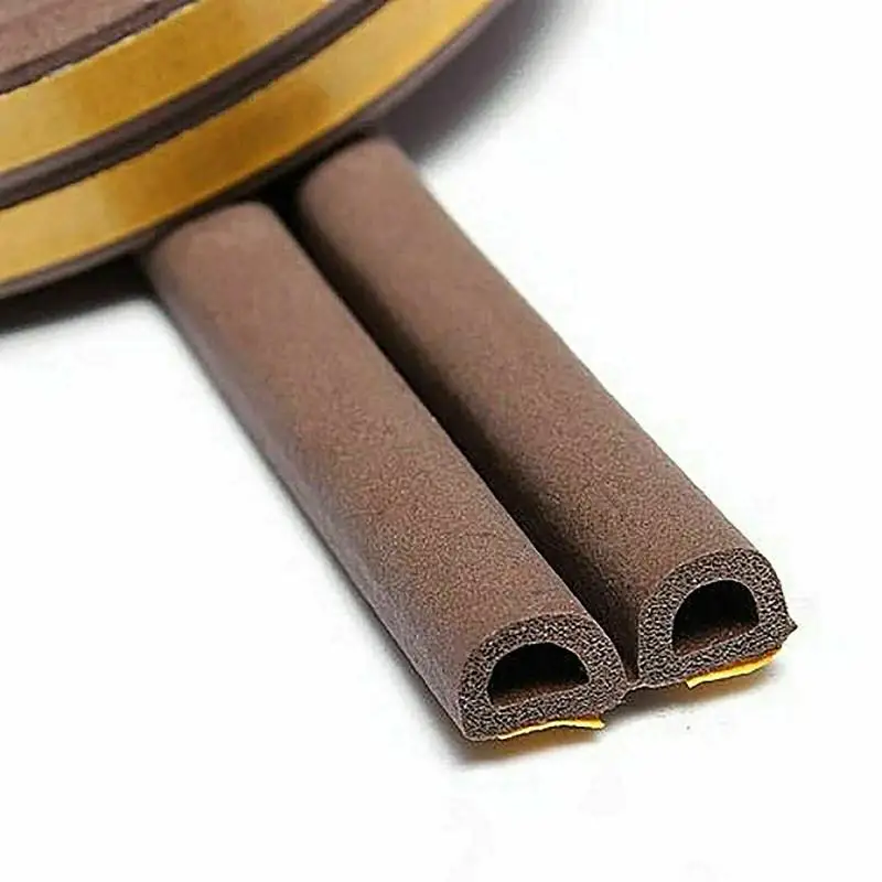 Самоклеящаяся резиновая уплотнительная лента D образной формы для окон и дверей