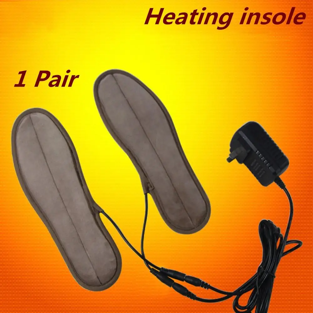 

1 пара USB с подогревом стельки для обуви создать брендовую электрическую пилку для ног, согревающий коврик средства ухода за кожей стоп тепл...