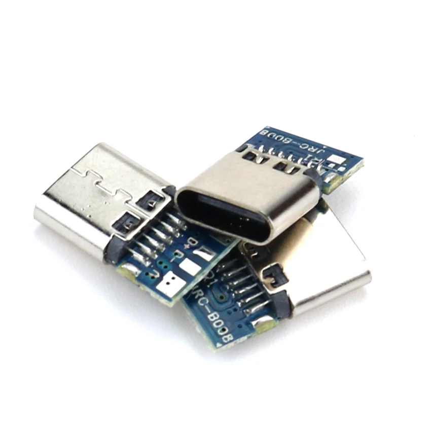 Юйси 10 штук в наборе USB 3 1 Тип C разъем 14-контактный USB-C зарядки Порты и разъёмы