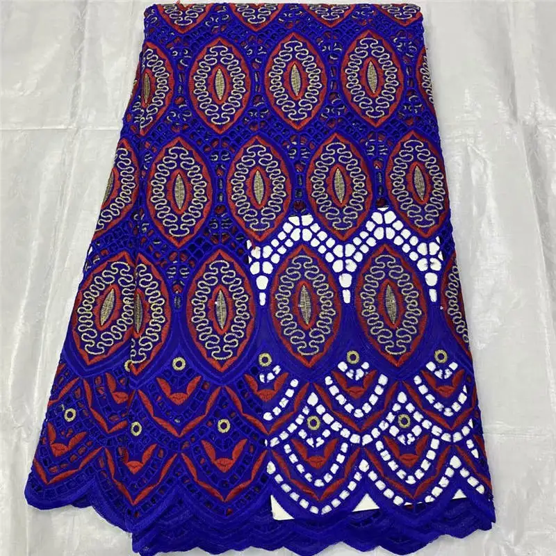 

2021 White African Swiss Cotton Lace Fabric Bride Cotton Nigerian Swiss Voile Lace in Switzerland Dry Lace For Party ! TL40230