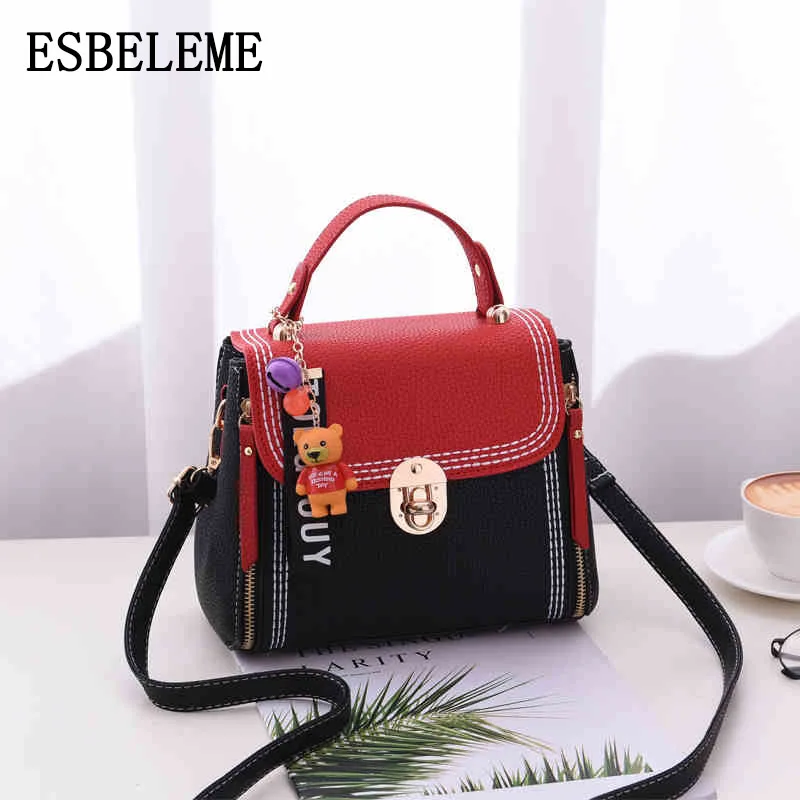 2019 Новое поступление дамские искусственная кожа мини откидывающаяся щеколда