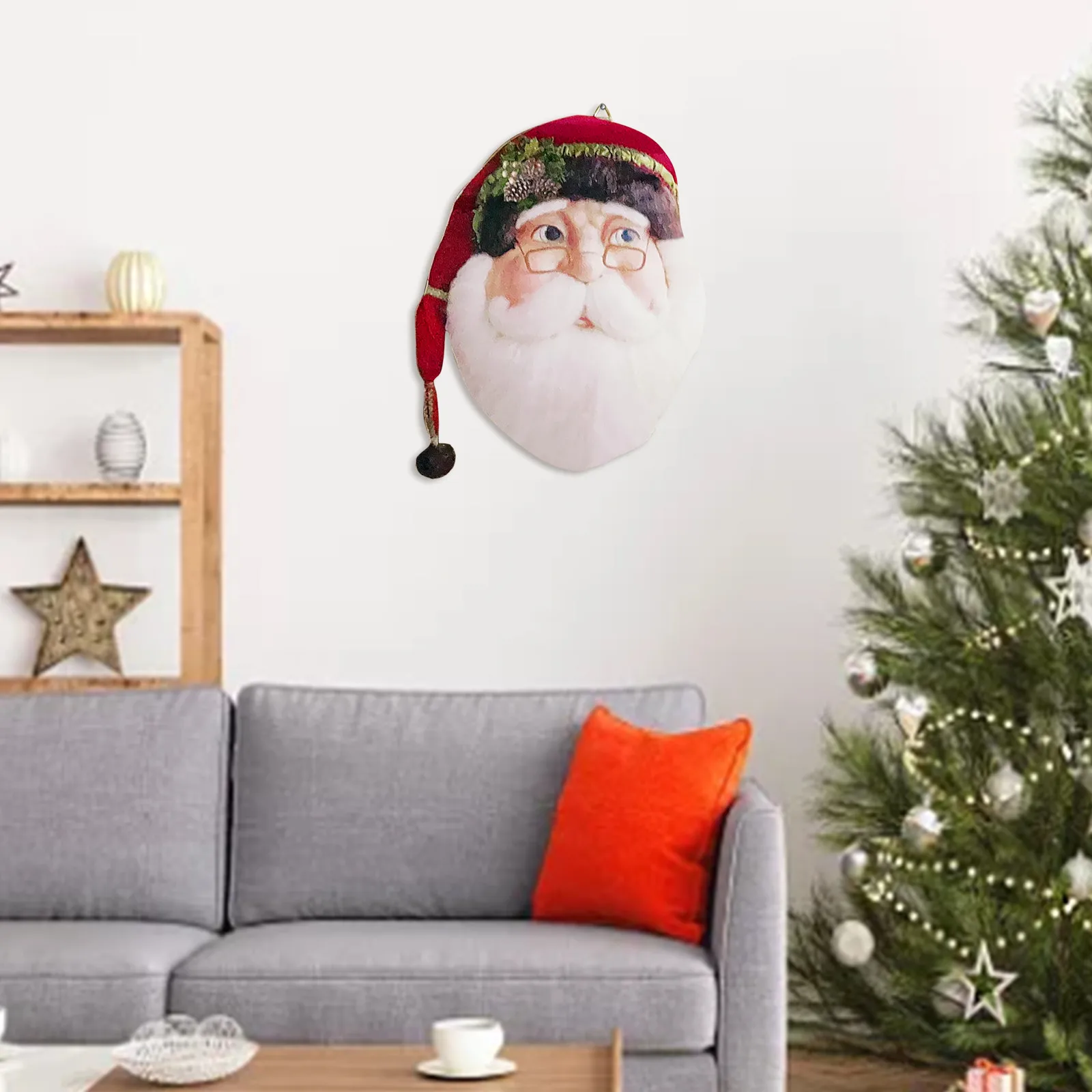 Коллекция Katherine настенный венок с Сантой для входной двери фермерского дома