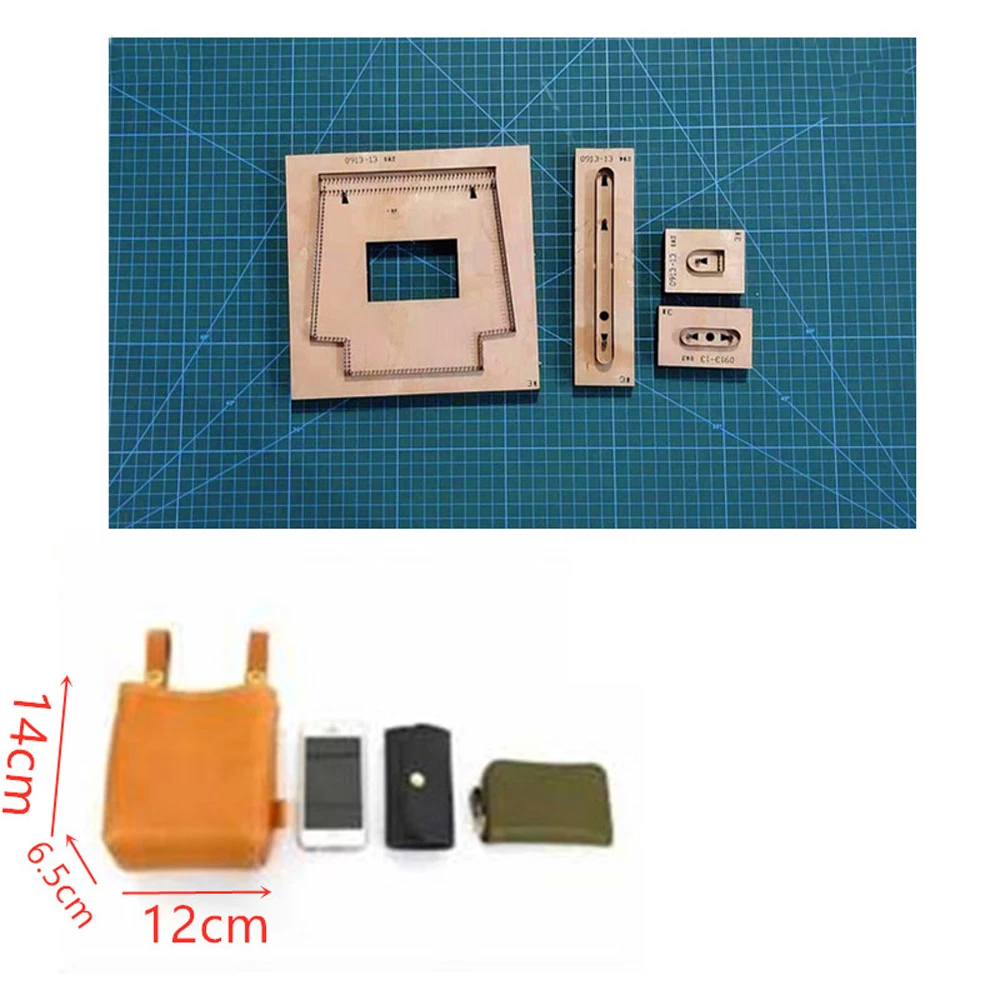 Сделай Сам кожевенное ремесло 12x14x6,5 см поясная сумка металлический перфоратор режущие штампы