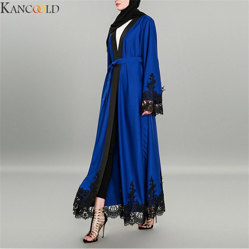 KANCOOLD для женщин этнические халаты Исламская мусульманская абайя Ближний Восток