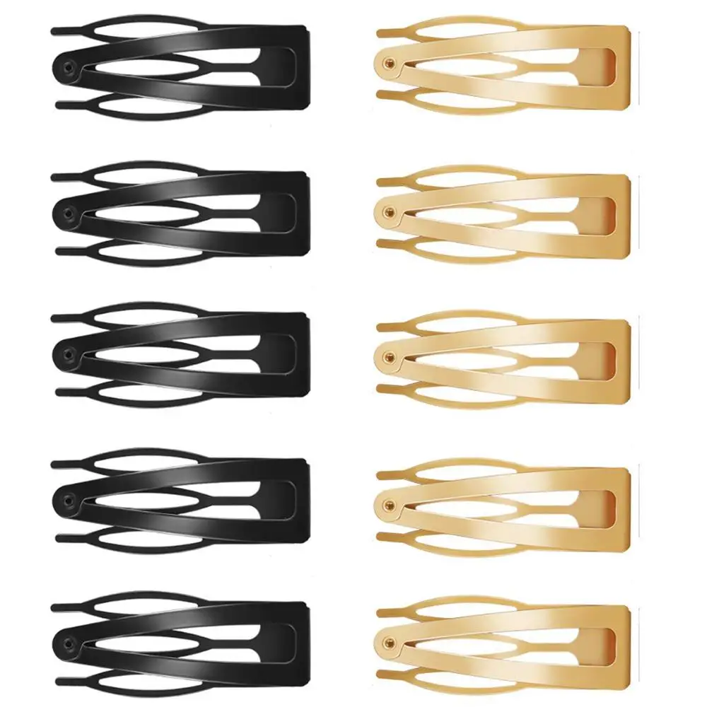 10 шт. заколки для волос с двойным захватом металлические - Цена: 136.28