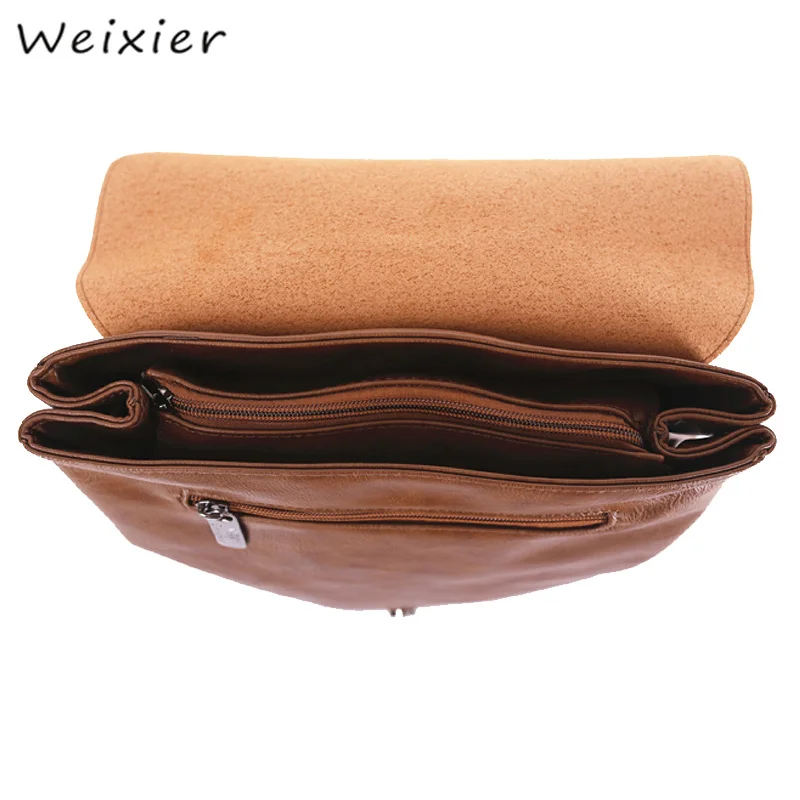 Новинка 2019 мужские рюкзаки WEIXIER однотонные повседневные школьные портфели для