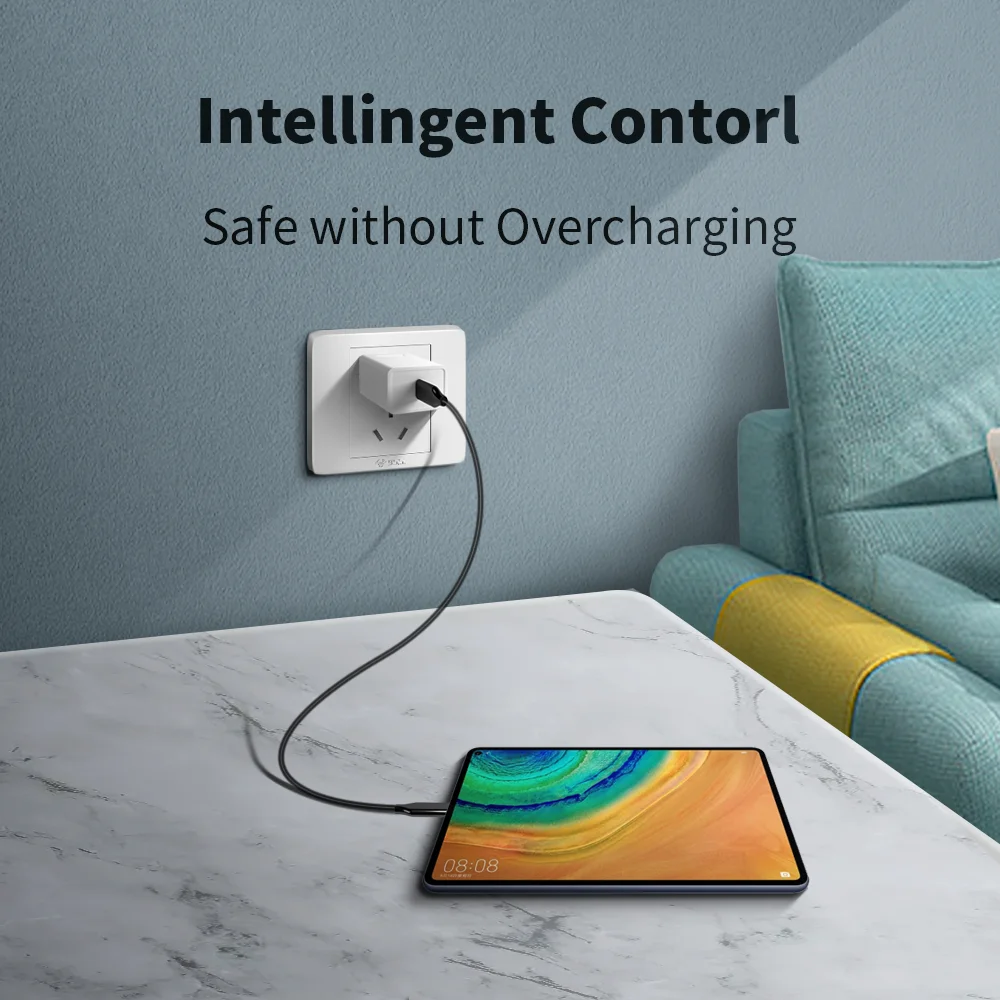 

18W Quick Charge Mobile Phone USB C charger type C for iPhone 11 12 Pro Xiaomi Huawei Redmi k30s QC 3.0 fast charger