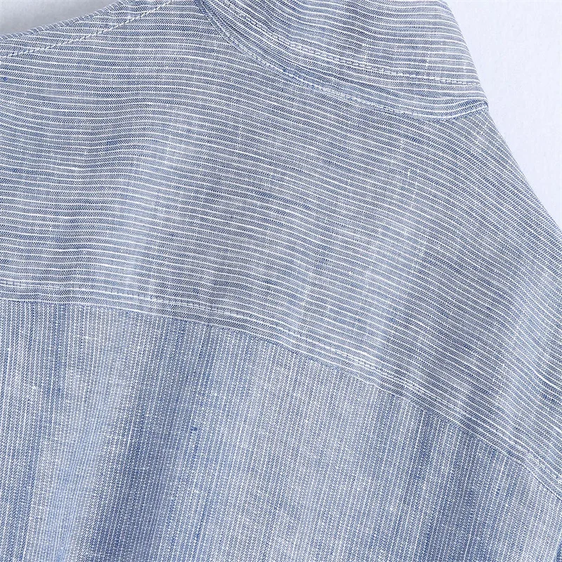 

Za Summer Lapel Solid Woman Shirt Casual Single-breasted Fashion Long Sleeve Shirt Vintage Irregular Hem Fashion Office Shirt