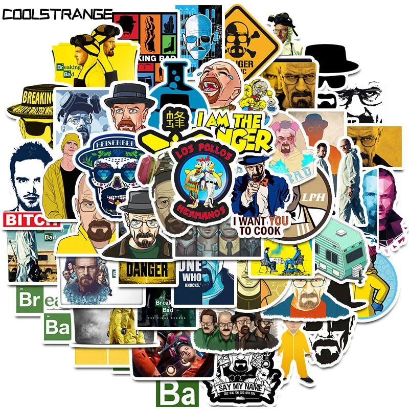 Классические наклейки для телевизора во все тяжкие 10/30/50 шт. чехла ноутбука