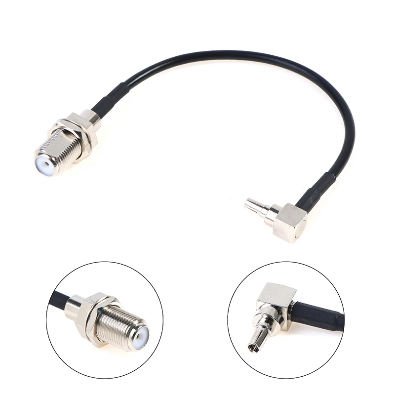 

1Pcs SMA Female to CRC9 Right Angle Connector RG316 Pigtail Cable 15cm 6"