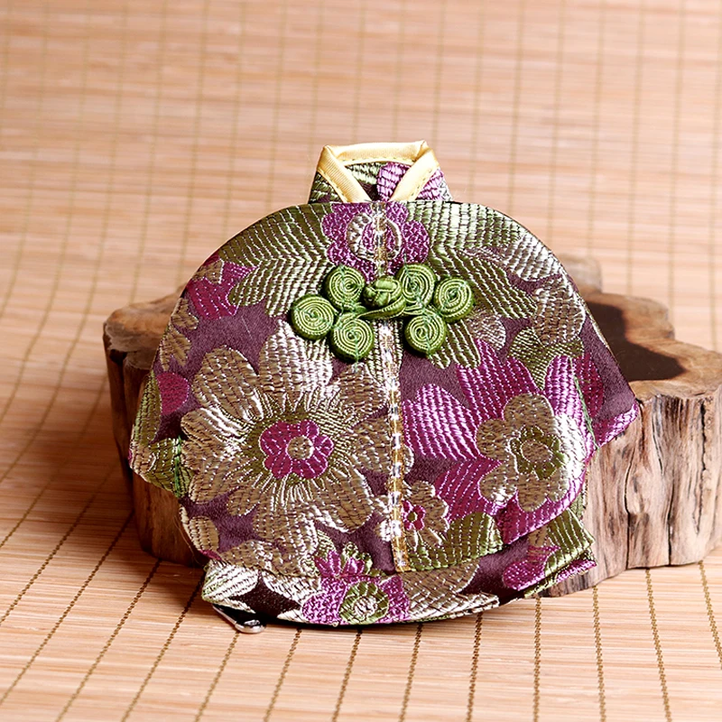 Кошелек для монет кошелек в китайском стиле специальный подарок шелковый из